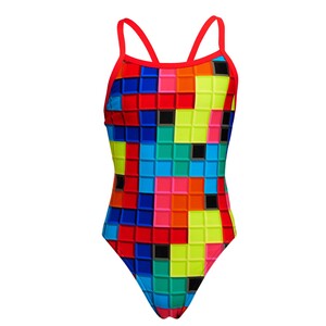 Funkita Badeanzug Mdchen Blocked chlorbestdig