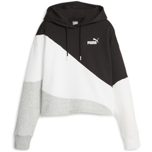 Puma Kapuzenpullover Power Cat Hoodie f�r Damen im Colorblock Design