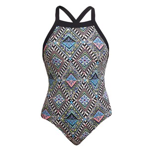 Funkita Sky Hi Weave Please Badeanzug f�r Damen