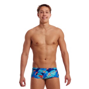 Funky Trunks Lotsa Leaves Badehose Herren Sidewinder Trunk