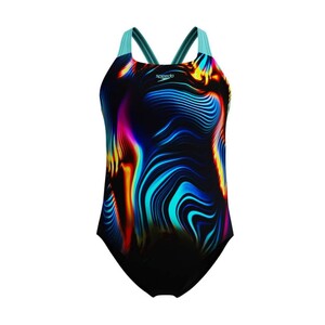 Speedo Badeanzug Mdchen Digital Placement Powerback