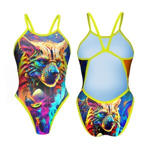 Turbo Badeanzug f�r Damen mit Frontfutter