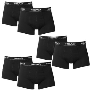 6 er Pack Head Boxershorts / Schwarz / Size M / Herren Unterhose