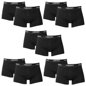 10 er Pack Head Boxershorts / Schwarz / Size M / Herren Unterhose