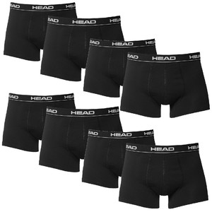 8 er Pack Head Boxershorts / Schwarz / Size S / Herren Unterhose