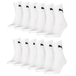 12 Paar Puma Socken Short Crew Sportsocken Tennis Socken Gr. 35 - 49 Unisex