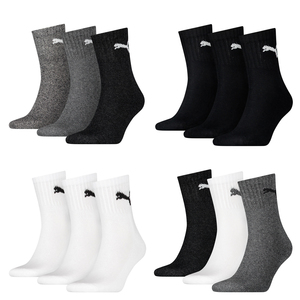 12 Paar Puma Socken Short Crew Sportsocken Tennis Socken Gr. 35 - 49 Unisex