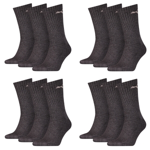 12 Paar Puma Sportsocken Tennis Socken Gr. 35 - 49 Unisex f�r sie und ihn