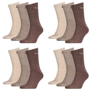 12 Paar Puma Sportsocken Tennis Socken Gr. 35 - 49 Unisex f�r sie und ihn