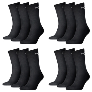 12 Paar Puma Sportsocken Tennis Socken Gr. 35 - 49 Unisex f�r sie und ihn