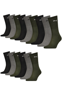 15 Paar Puma Sportsocken Tennis Socken Gr. 35 - 49 Unisex fr sie und ihn