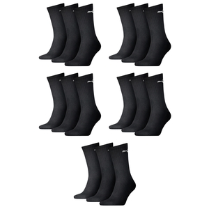 15 Paar Puma Sportsocken Tennis Socken Gr. 35 - 49 Unisex fr sie und ihn