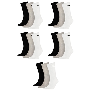 15 Paar Puma Sportsocken Tennis Socken Gr. 35 - 49 Unisex fr sie und ihn