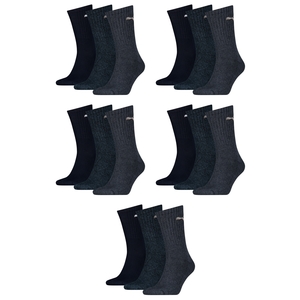 15 Paar Puma Sportsocken Tennis Socken Gr. 35 - 49 Unisex fr sie und ihn