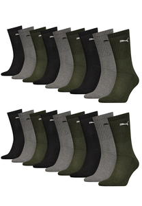 18 Paar Puma Sportsocken Tennis Socken Gr. 35 - 49 Unisex f�r sie und ihn