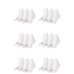 18 Paar Puma Unisex Quarter Socken Sneaker Gr. 35 - 49  fr Damen Herren Flinge