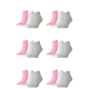 18 Paar Puma Unisex Quarter Socken Sneaker Gr. 35 - 49  f�r Damen Herren F��linge
