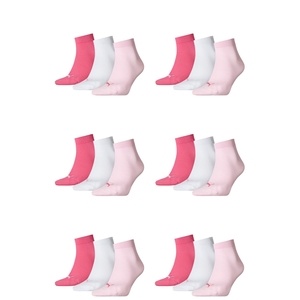 18 Paar Puma Unisex Quarter Socken Sneaker Gr. 35 - 49  f�r Damen Herren F��linge