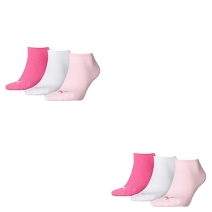 6 Paar Puma Sneaker Invisible Socken Gr. 35 - 49 Unisex f�r Damen Herren F��linge