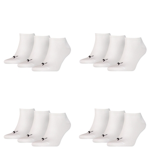 12 Paar Puma Sneaker Invisible Socken Gr. 35 - 49 Unisex f�r Damen Herren F��linge