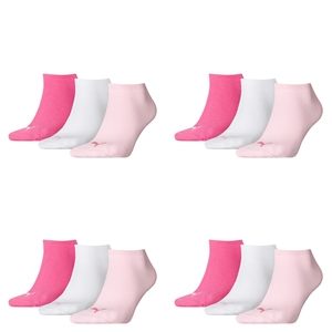 12 Paar Puma Sneaker Invisible Socken Gr. 35 - 49 Unisex f�r Damen Herren F��linge