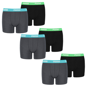 6 er Pack Puma Boxer Boxershorts Jungen Kinder Unterhose Unterw�sche