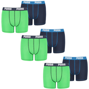 6 er Pack Puma Boxer Boxershorts Jungen Kinder Unterhose Unterw�sche