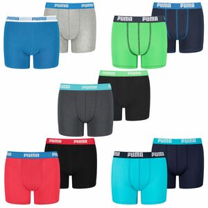 10 er Pack Puma Boxer Boxershorts Jungen Kinder Unterhose Unterwsche