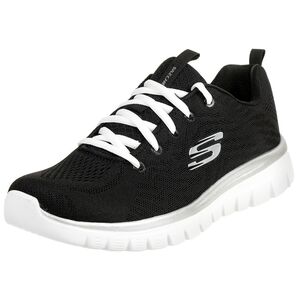 Skechers Sport Womens GRACEFUL GET CONNECTED Sneakers Damen Schuhe Schwarz