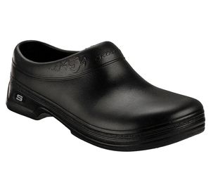 Skechers Womens Work OSWALD CLARA Clogs und Pantoletten Damen Schuhe Schwarz 
