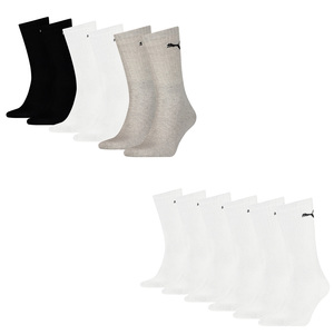 12 Paar Puma Socken Cush Crew Sportsocken Tennis Socken Unisex