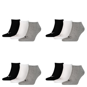 12 Paar Puma Sneaker Invisible Socken Gr. 35 - 49 Unisex f�r Damen Herren F��linge