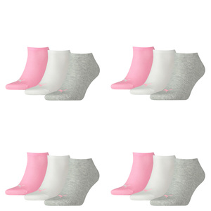 12 Paar Puma Sneaker Invisible Socken Gr. 35 - 49 Unisex f�r Damen Herren F��linge