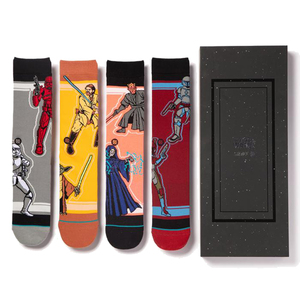 4 Paar Stance Foundation SW Duos Everyday Light Cushion Socken Star Wars  Box Set