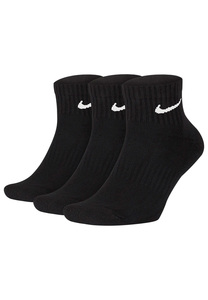 3 Paar Nike Cotton Cushioned Ankle Sneaker Quarter Socken SX7667