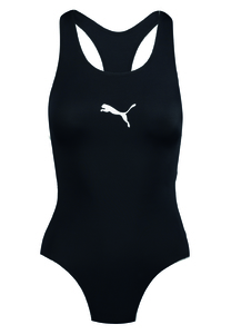 PUMA Swim Damen Racerback Badeanzug Schwimmanzug