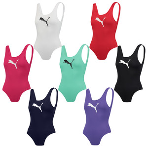 PUMA Swim Damen Badeanzug Schwimmanzug Bademode