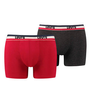 2er Pack Herren Levis SPRTSWR LOGO BOXER BRIEF Boxershorts Unterwsche Pants 