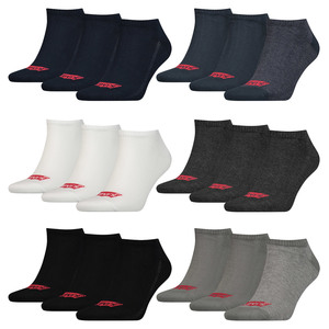3 Paar Levis 168SF Low Cut Batwing Logo Unisex Socken Sneakersocken Strmpfe 903050001
