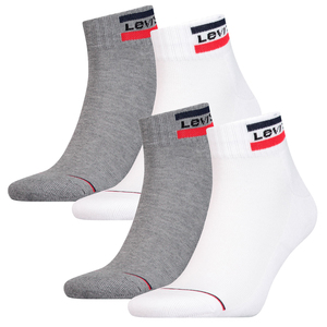 4 Paar Levis 144NDL Mid Cut SPRTWR L Unisex Socken Str�mpfe 902011001