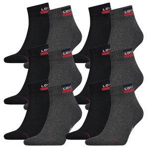 12 Paar Levis 144NDL Mid Cut SPRTWR L Unisex Socken Str�mpfe 902011001