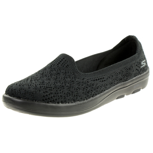 Skechers ON THE BLISS ELATION Damen Sommerschuhe Slip On Slipper BBK Ballerinas