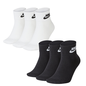 3 Paar Nike Sneaker Socken Essential ANKLE schwarz / wei  SK01110