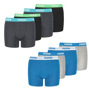 Puma Boxershorts Jungen Kinder Unterhose Unterw�sche 4 er Pack