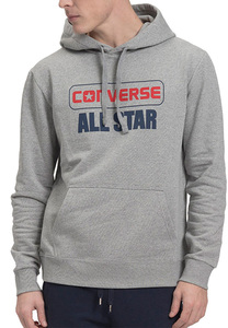 Converse Herren All Star Hoodie Sweatshirt 10023305 grau