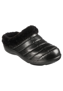 Skechers Damen Cozy Camper Glamping Hausschuhe Pantoffeln gefttert 111356 schwarz