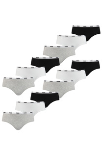 Puma Women Hipster Damen Slip Unterw�sche 701218976 12er Pack