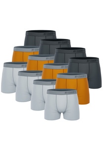 12 er Pack My Essential Clothing Basic Boxershorts Cotton Bio Herren Shorts Unterw�sche MYE1BCX3