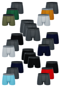 15 er Pack My Essential Clothing Basic Boxershorts Cotton Bio Herren Shorts Unterw�sche MYE1BCX3