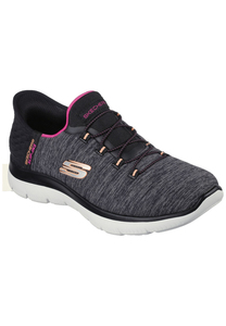 SKECHERS SUMMITS-DAZZLING HAZE 149937 BKMT Sneakers Slip in Damen schwarz